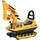 Homcom Rutschauto Sitzbagger Gelb