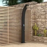 Home Deluxe - Solardusche aus Aluminium athen Solardusche Outdoordusche Pooldusche