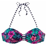 VENICE BEACH Bandeau-Bikini-Top »Summer«, blau