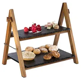 APS Etagere braun, schwarz Höhe: 34,0 cm, 1 St.