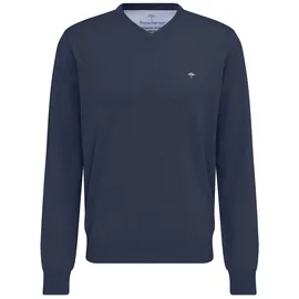 FYNCH-HATTON Pullover V-Ausschnitt Blau L