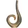 FineBuy FineBuy, Vase Vase Blumenvase 47 cm Aluminium Spirale Tischvase Wohndeko Dekovase