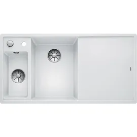 Blanco Axia III 6 S-F InFino Becken links mit Ablauffernbedienung weiß inkl. Holzschneidebrett (524666)