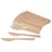 Gräwe Einwegmesser Bambus 25 St. 16,5 cm