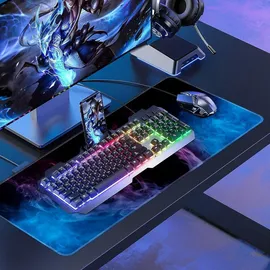 luxuskollektion Gaming Mauspad 900x400mm Groß Rutschfester Schreibtischunterlage