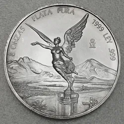 Silbermünze 2oz Libertad 1999 (Mexiko)
