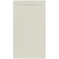 SAT Fusion Duschwanne rechteckig 140x80 cm gegossener Marmor SATFU14080BE