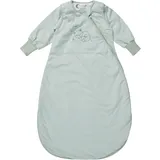 Sterntaler Schlafsack mit Armen 110cm Fuchs Filou - Jersey, leicht wattiert - abnehmbare Ärmel mit Klettverschluss & Handstulpen - 2-Wege-Reißverschluss & Kabelöffnung - für Kinder - 1,00 TOG, eisgrün