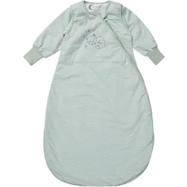 Sterntaler Schlafsack mit Armen 110cm Fuchs Filou - Jersey, leicht wattiert - abnehmbare Ärmel mit Klettverschluss & Handstulpen - 2-Wege-Reißverschluss & Kabelöffnung - für Kinder - 1,00 TOG, eisgrün