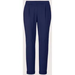 7/8-Hose MADELEINE "Hose 7/8-Hose zum Schlüpfen", Damen, Gr. 20, N + K Gr, blau (nachtblau), Obermaterial: 80% Baumwolle CO. 18% Polyamid PA. 2% Elasthan EL., Hosen 7/8-Hose