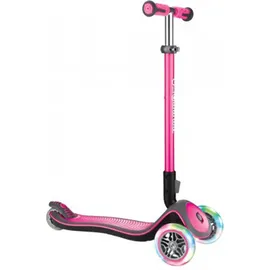 GLOBBER Elite Deluxe mit Leuchtrollen pink