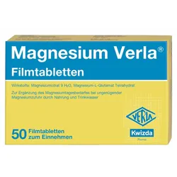 MAGNESIUM VERLA-Filmtabletten 50 Stück