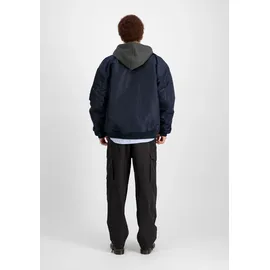 Alpha Industries Bomberjacke "MA-1 CS", Herren, Gr. XL, blau (ultra navy), Obermaterial: 100% Nylon; Futter: 100% Nylon; Füllung: 100% Polyester, Jacken Bomberjacke