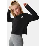 The North Face Damen Shirt W LS CROP TEE - EU, TNF BLACK, XS