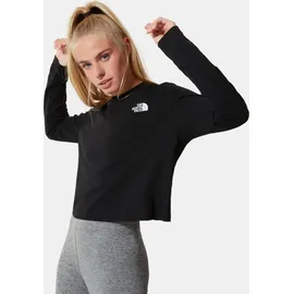 The North Face Damen Shirt W LS CROP TEE - EU, TNF BLACK, XS