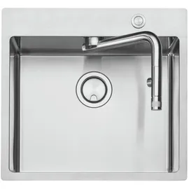 Naber Einbauspüle Set (Spüle u. Armatur Turno) - Silber