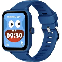 Smartwatch Kinder, Fitness Tracker Uhr Digitale Fitnessuhr mit Schrittzähler, 24/7 Puls, 5ATM Wasserdicht, Schlaf-Monitor, Wecker, Puzzle-Spiele,1,5" - Blau