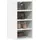 vidaXL Hängeschrank Riga Weiß 30x29,5x60 cm Holzwerkstoff