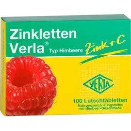 VERLA Zinkletten Verla Himbeere Lutschtabletten 100 St.