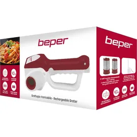 Beper 90.071 Wiederaufladbare Reibe, Gelb/Weiß