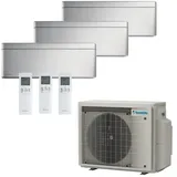 Daikin Klimagerät 3xFTXA25CS + 3MXM68A9 silberfarben