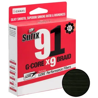 SUFIX 91 150 M Geflochtene Schnur - Vis Green - 0.165 mm
