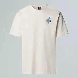 The North Face Unisex Powder Days Relaxed Graphic T-Shirt, White Dune, L