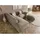 MASSIVMOEBEL24.DE Ecksofa, inkl. Hocker 285x220x79 Polyester taupe RAVENNA