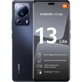 Xiaomi 13 Lite 8 GB RAM 128 GB black