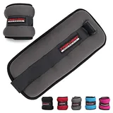 TrainHard 0.5 kg - 2 kg Gewichtsmanschetten für Hand - und Fußgelenke 2er Set - in 4 Varianten Gewichts and 5 Farben Laufgewichte (1.5 KG - Grau)