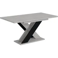 Altdecor Esstisch Schwarz, Rechteckig,Rechteckig, Bodenplatte, 90x75x120 cm, Esszimmer, Tische,