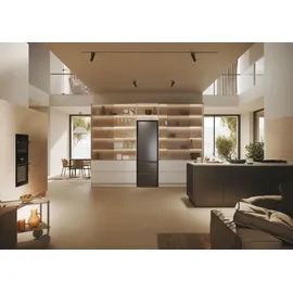Haier HTW5620CNMP 3D 60 Serie 5 Kühl-Gefrierkombination (414 l, 2050 mm hoch, Dark Inox)