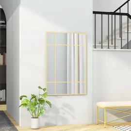 Homcom Wandspiegel 110 x 60 cm Gold