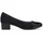 Jana Pumps Kleiner Absatz Vegan, Schwarz 39 EU