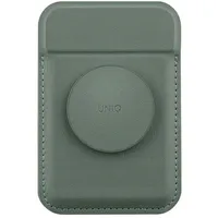 Uniq Flixa Magnetkarten-Geldbörse Ständer grün/flechtengrün MagSafe