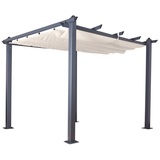 Jet-Line Pavillon Kairo anthrazit beige 3 x 3