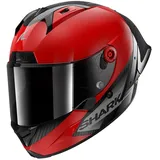 Shark Aeron-GP Blank SP Integralhelm - Rot/Dunkelgrau/Schwarz - M