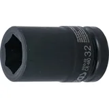BGS 5500-32 | Kraft-Steckschlüssel-Einsatz Sechskant, tief | 25 mm (1") | SW 32 mm