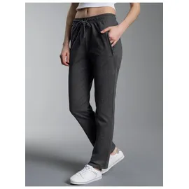 TRIGEMA Damen Freizeithose aus Sweat-Qualität,Grau-Mela,52 - 52