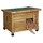 Kerbl Katzenhaus Rustica Holz 57x45x43 cm Braun/Grün