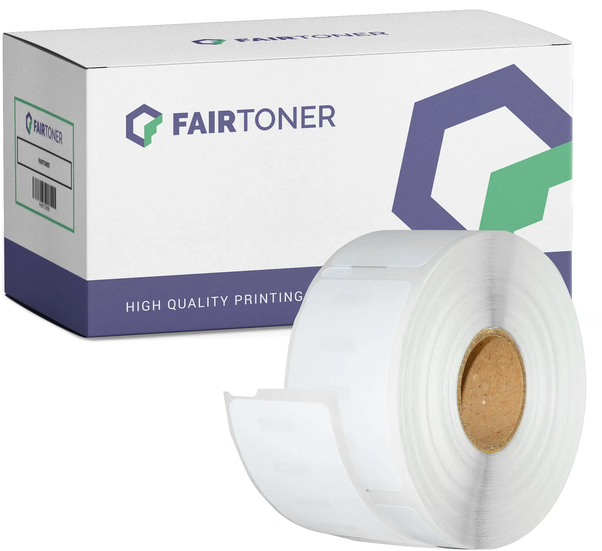 Kompatibel für Dymo Labelwriter Twin Turbo (11355 / S0722550) Etikett 500x (19mm x 51mm)