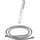 CHRIS BERGEN Handbrause mit Brauseschlauch Silber 150 cm