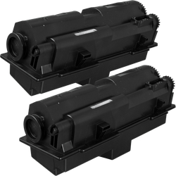 2 Recycling Toner ersetzt Utax 4413510010  Doppelpack  schwarz