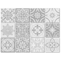 K&L Wall Art Fliesenaufkleber »Ornamente Steinoptik«, selbstklebend