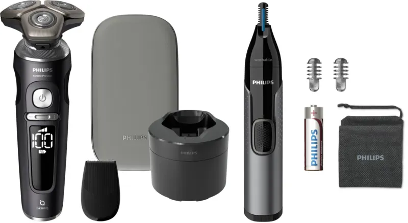 Preisvergleich Produktbild Philips Shaver S9000 Prestige SP9840/32 + Nasenhaartrimmer