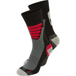 xtreme sockswear Laufsocken 2er Pack Schwarz 45-47