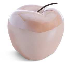 Deko-Objekt Apfel 14 cm Stein, Marmor, Granit Rosa M (Medium)