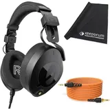 RØDE Microphones Rode NTH-100 Kopfhörer mit 2.4m Kabel Orange mit Tuch - Schwarz,