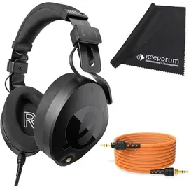 RØDE Microphones Rode NTH-100 Kopfhörer mit 2.4m Kabel Orange mit Tuch - Schwarz,