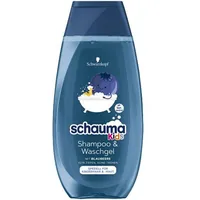 Schauma Shampoo und Balsam für Kids mit Blaubeereduft ph neutral 250ml